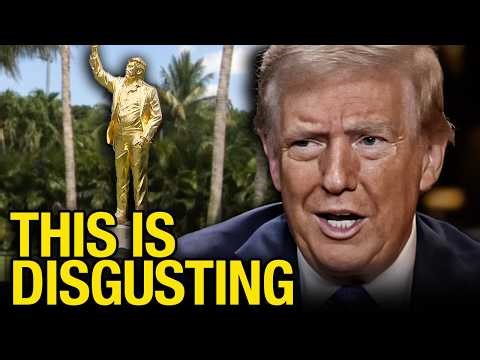 Trump's DISGUSTING Golden Statue Is REAL