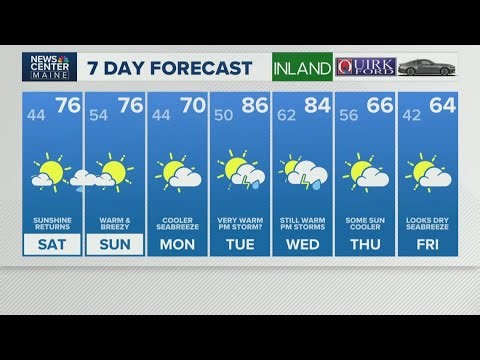 NEWS CENTER Maine Weather Video Forecast
