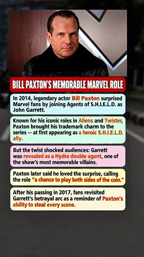 Bill Paxton’s Shocking Marvel Twist in Agents of S.H.I.E.L.D. #shorts