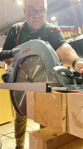 Coupe jusqu’à 185 mm de profondeur grâce à la puissance ⁨@MafellGermany⁩ !⚡
