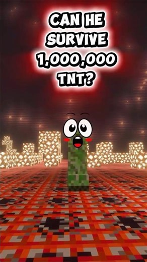 1,000,000 TNT vs CREEPER: PC EXPLODED? 💣 #minecraft