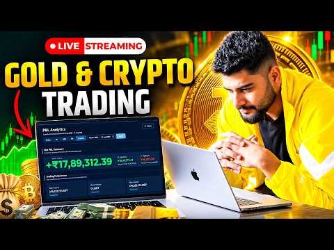🔴 BTC & GOLD Live Scalping Entry | $100 Account Challenge | Price Action Learning