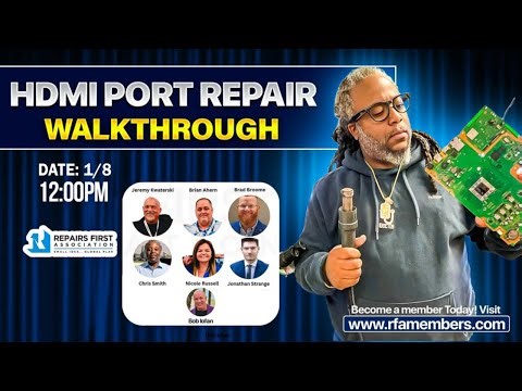 HDMI Port Repair Walkthrough