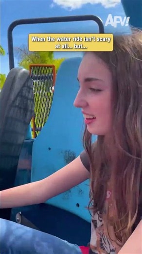 When the water ride isn't scary at all... but...