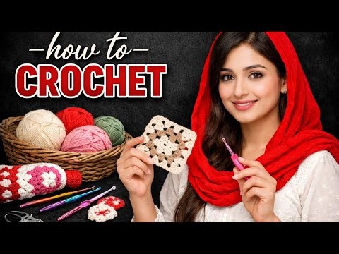 How to Crochet | Step by Step Crochet Tutorial for Beginners{trending knitting_crochet}