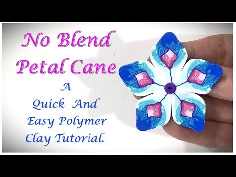 No Blend Petal Cane in Polymer Clay, a Tutorial