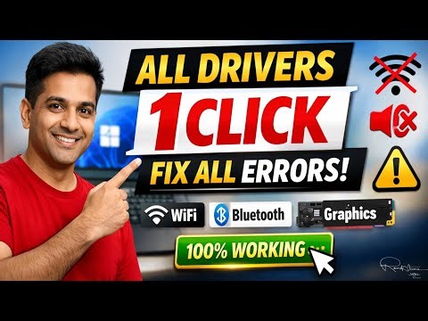 All Drivers Update in 1 Click 😱 Windows 10/11 | WiFi, Sound, Graphics Fix (100% Working)