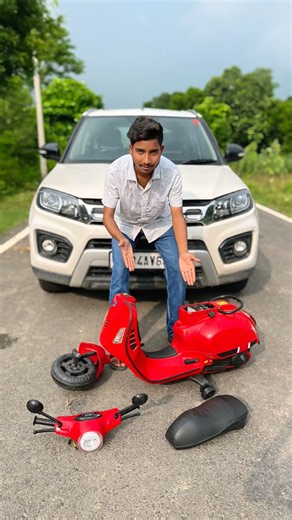 5 Tuma Banga Juri Kora Re Remote Control Red Vaspa Scooter Test 😍