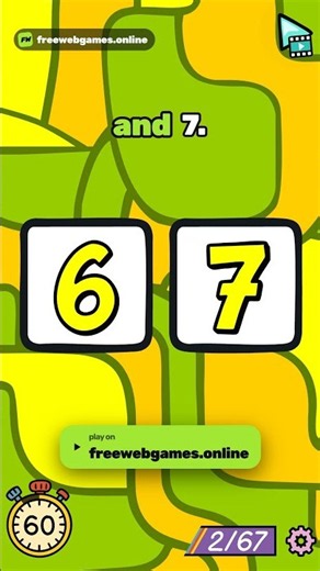 Every answer in this game is 67 😭 #shorts