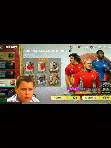 30k draft pack opening 😎 #fcmobile #fifamobile #funny #low #edit