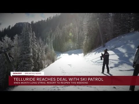 Telluride set to reopen this weekend as ski patrol strike comes to an end