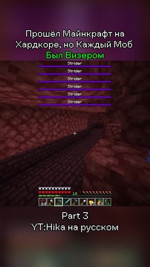 Completed Minecraft on hardcore but every mob was a weezer #minecraft #survival #hardcore #letsplay #challenge