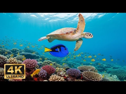 🐟 4K Aquarium Screensaver – Colorful Tropical Fish & Peaceful Ocean Ambience
