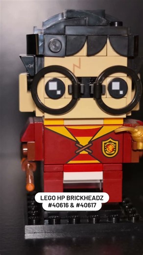 25 DAYS OF HP | DAY 8 : Lego hogwarts house quidditch brickheadz