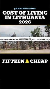 Cost of Living in Lithuania · 2026