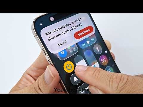 Add New Power Button to Control Center iOS 26