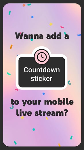 HOW TO: Add a Countdown to your Livestream ⏱️🎊