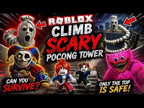 Climb or DIE 😱 Roblox Scary Tower Challenge