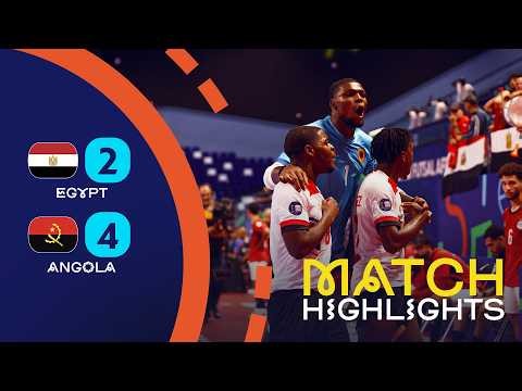 Egypt 2-4 Angola | Match Highlights | TotalEnergies AFCON Futsal 2026 | ملخص مباراة مصر وأنجولا