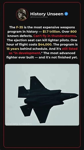 How The Pentagon Spent $1.7 Trillion On A Jet That Still Can't Fly In Rain ✈️💸