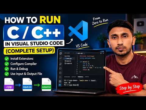 How to Run C/C++ in Visual Studio Code (Complete Setup)