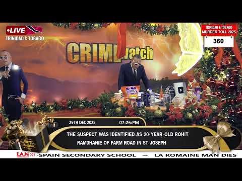 MONDAY 29TH DECEMBER 2025 - CRIME WATCH LIVE