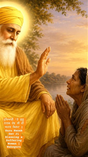 ਦੁਖਿਆਰੀ 'ਤੇ ਗੁਰੂ ਨਾਨਕ ਦੇਵ ਜੀ ਦੀ ਅਪਾਰ ਕਿਰਪਾ | Guru Nanak Dev Ji Blessing a Suffering Woman | Waheguru