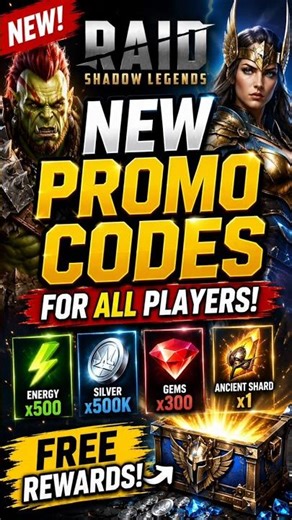 NEW Raid Shadow Legends Promo Codes For All Players (May 2026)