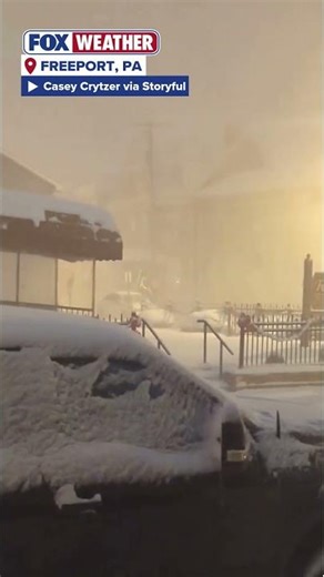 Thundersnow caught on camera