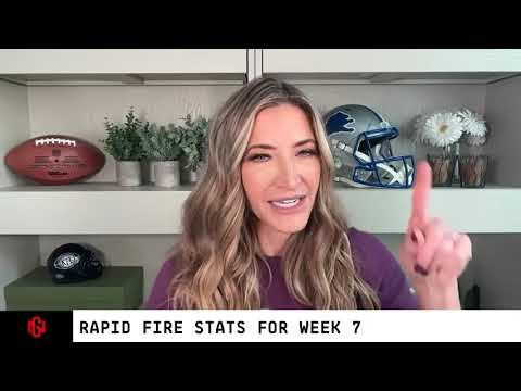 Rapid Fire Stats for the Week 7 Slate