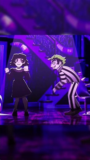 ey ey groovy lydia and beetlejuice #beetlejuice #beetlejuicethemusical #animation #fanart #explore