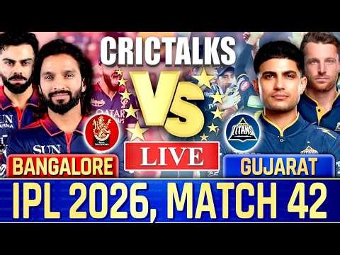 🔴 RCB vs GT, IPL 2026, Cricket Live Match Today, Live Cricket Score Commentary - 10 Over