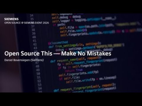 Open Source This — Make No Mistakes