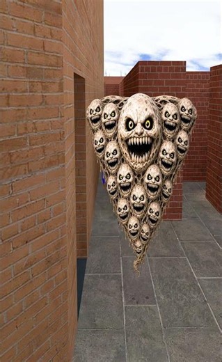 When Baldi Meets Moon Trypophobia Can't Wait Till The End!! #shorts