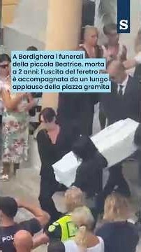 A BORDIGHERA i funerali della piccola BEATRICE