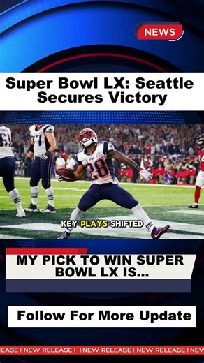 Seahawks Win Super Bowl LX 29–13 Seattle Takes the Super Bowl Crown Super Bowl LX Final Score Revealed Seahawks vs Patriots: Championship Result Seattle Finishes Strong in Super Bowl. #FantasyFootball #BreakingNews #usa #america #UnitedStates #DonaldTrump #seattle #Seahawks | Celebrity Breaking News.