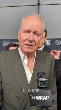 Alexander Skarsgård Breathing Down Stellan Skarsgård's Neck for 1:26 at the Critics Choice Awards