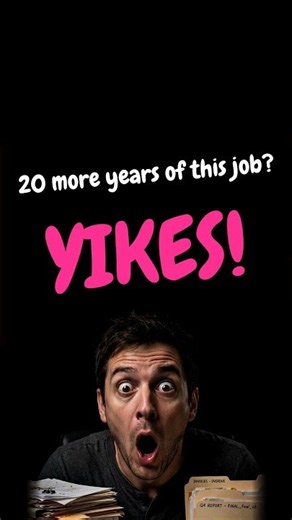 20 More Years of This Job? YIKES! 😂 My AARP Commercial #Shorts
