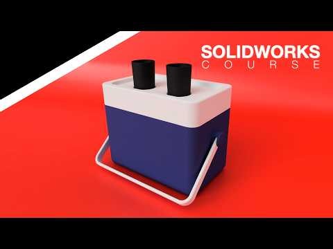 SOLIDWORKS for Absolute Beginners | Lesson 1 — Interface, Sketching, Dimensions & Extrude (2026)