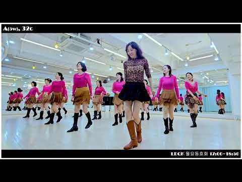 Jalla Line Dance l 잘라 라인댄스 l Advanced Phrased l Linedancequeen l Junghye Yoon 
