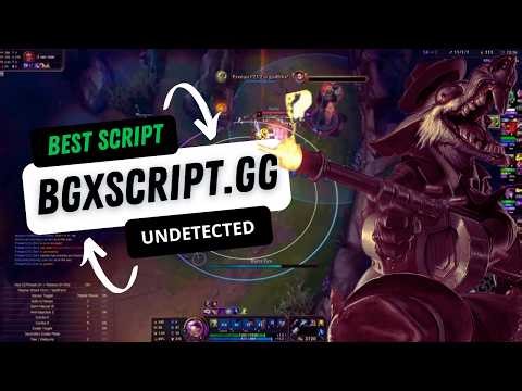 League Of Legends Script BGX 2026 | Undetected | *Working*
