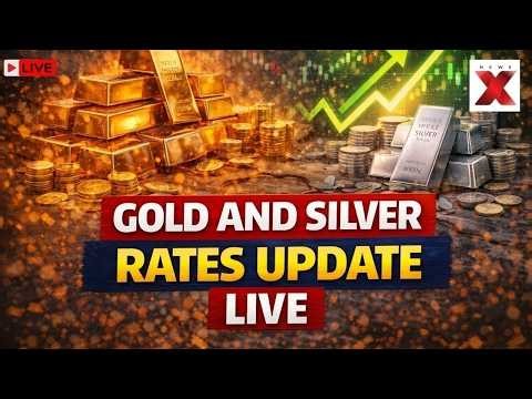 Gold & Silver Price TODAY LIVE: Prices Drop Sharply as Dollar Strength and Demand Weakens Globally