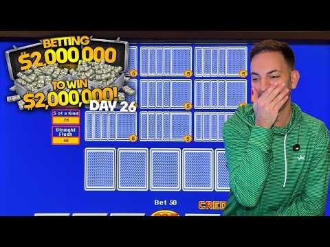 More! Poker! ♣️ Day 26: Betting $2M to WIN $2M