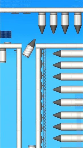 SFS Rocket Build 🚀 Design & Launch Test | Gameplay #shorts #sfs #gaming