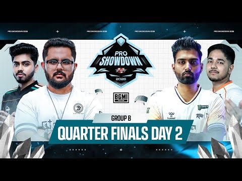 UE Pro Showdown 2026 | #BGMI | Quarter Finals Day-2 | Ft- #RNTX , #OG , #8Bit , #GDR etc