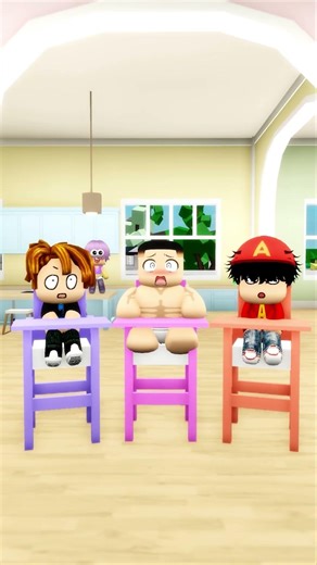 The babies won’t stop crying then i did luku trend… 😳😭 #roblox #robloxshorts #shorts