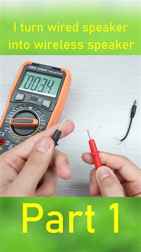 I turn WIRED speaker into WIRELESS speaker part 1