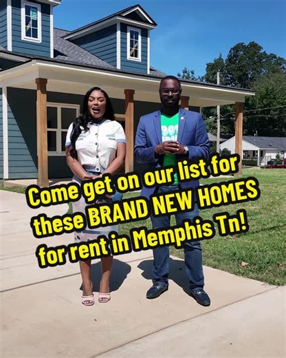 Brand new homes for rent in Memphis Tn! Section 8 welcome! Dm me for details! #memphis #homes #rent #apply #fyp