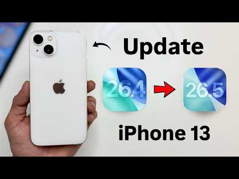How to Update iOS 26.4 to iOS 26.5 on iPhone 13 – Step-by-Step Guide! 📱🔥