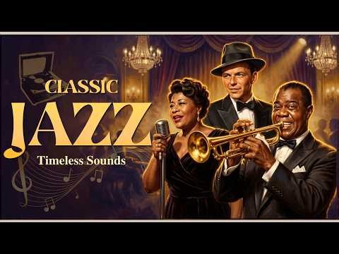Best Old Jazz Songs 50's 60's 70's🎶🎷 Frank Sinatra, Louis Armstrong, Ella Fitzgerald